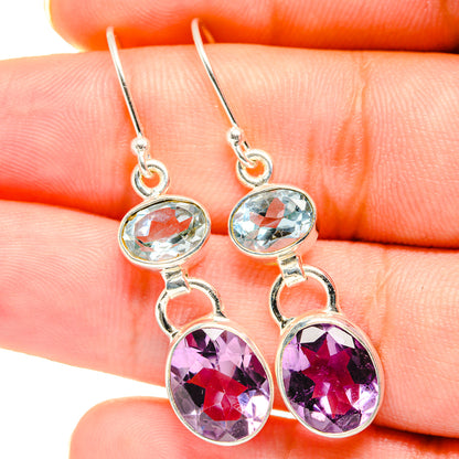 Amethyst Earrings handcrafted by Ana Silver Co - EARR421107