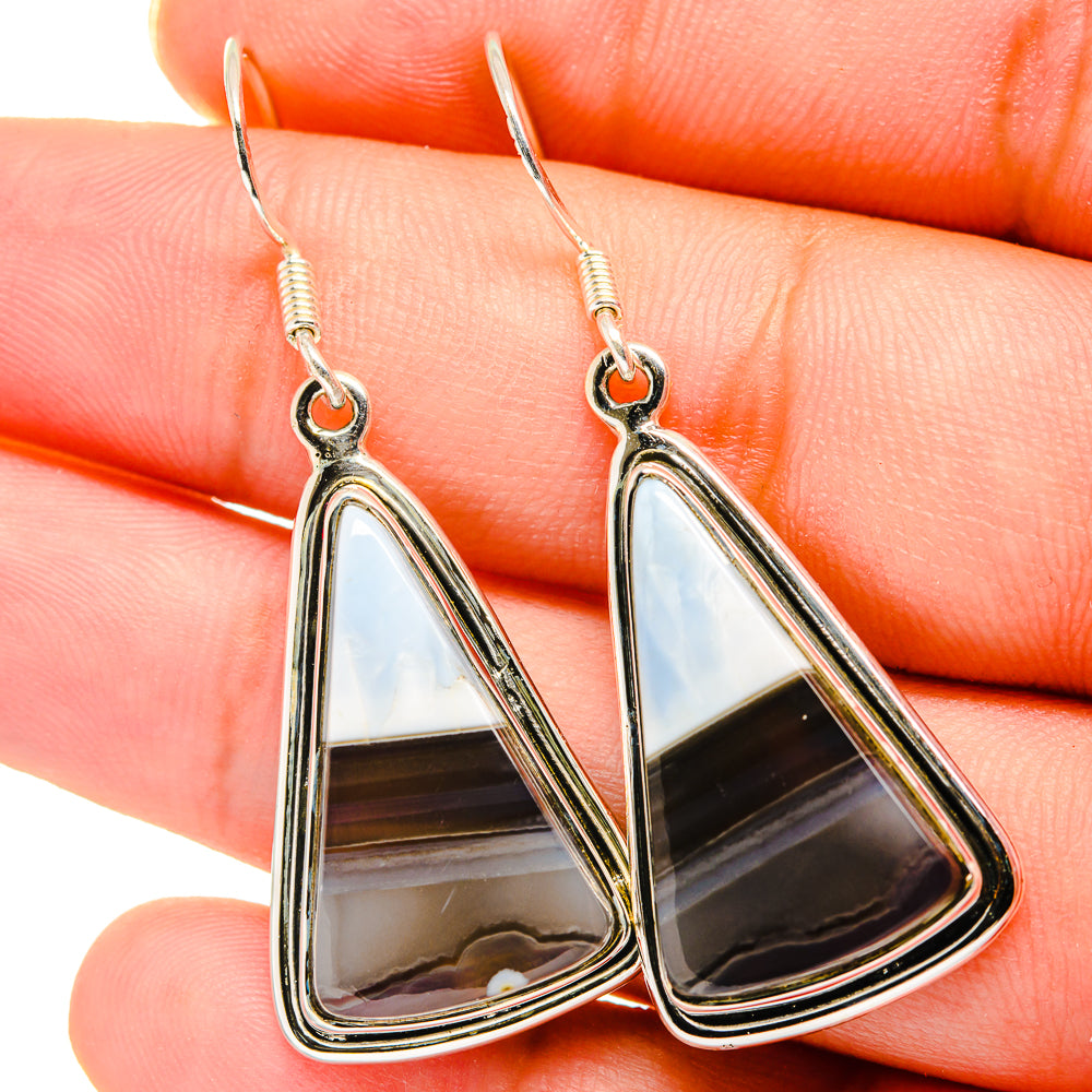 Owyhee Opal Earrings handcrafted by Ana Silver Co - EARR421119