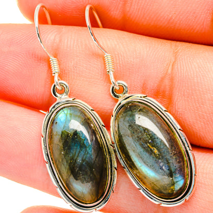 Labradorite Earrings handcrafted by Ana Silver Co - EARR421132