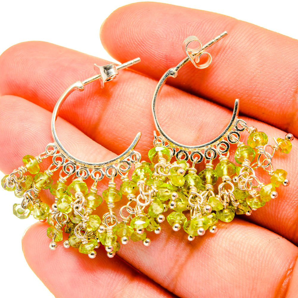 Peridot Earrings handcrafted by Ana Silver Co - EARR421137