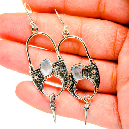 Aquamarine Earrings handcrafted by Ana Silver Co - EARR421138