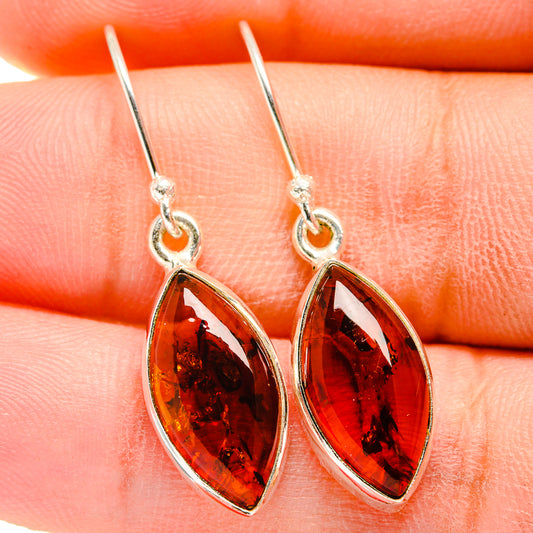 Baltic Amber Earrings handcrafted by Ana Silver Co - EARR421140