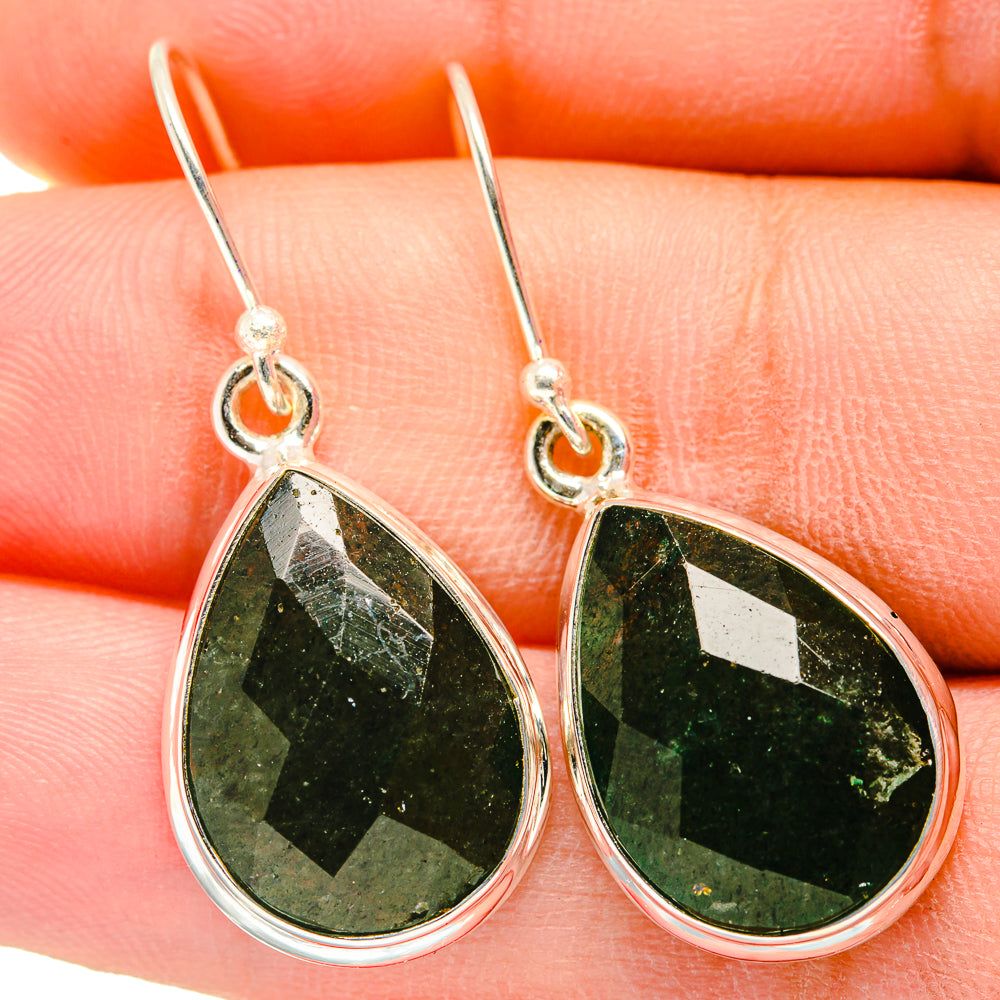 Green Aventurine Earrings handcrafted by Ana Silver Co - EARR421141
