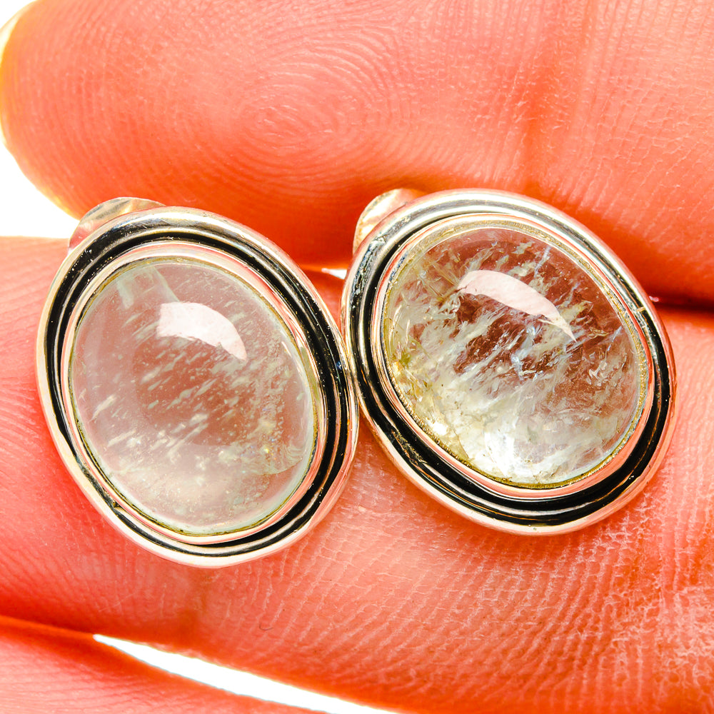 Aquamarine Earrings handcrafted by Ana Silver Co - EARR421167