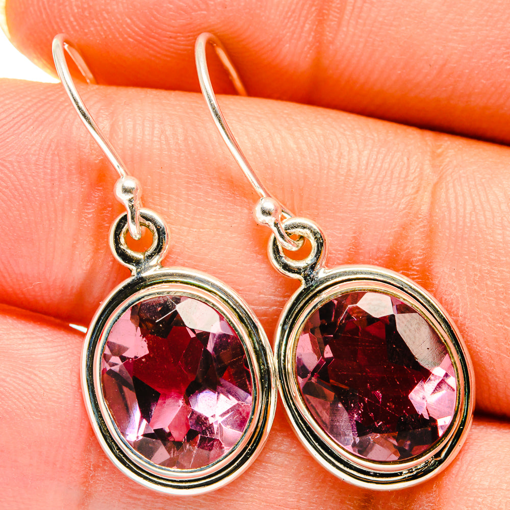 Color Change Alexandrite (lab.) Earrings handcrafted by Ana Silver Co - EARR421182