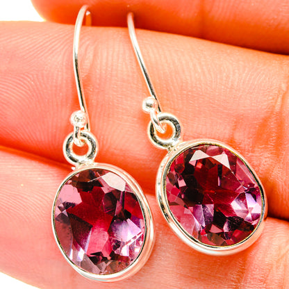 Color Change Alexandrite (lab.) Earrings handcrafted by Ana Silver Co - EARR421192