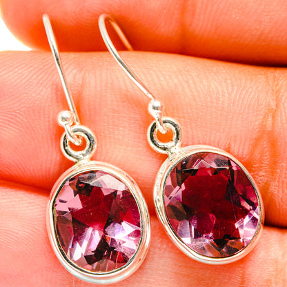Color Change Alexandrite (lab.) Earrings handcrafted by Ana Silver Co - EARR421194