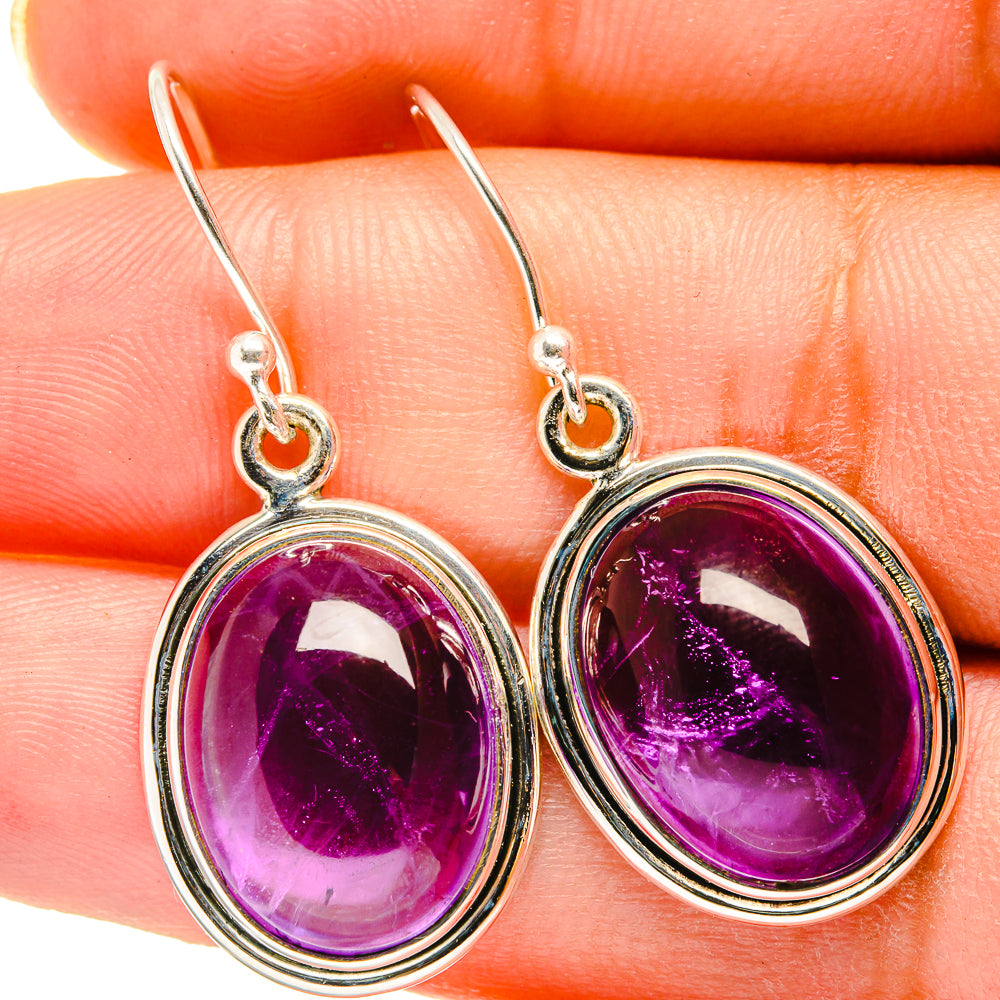 Amethyst Earrings handcrafted by Ana Silver Co - EARR421207