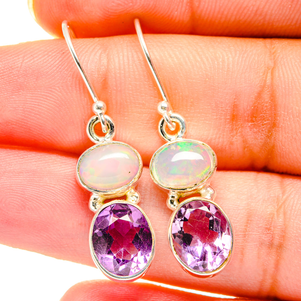 Amethyst Earrings handcrafted by Ana Silver Co - EARR421220