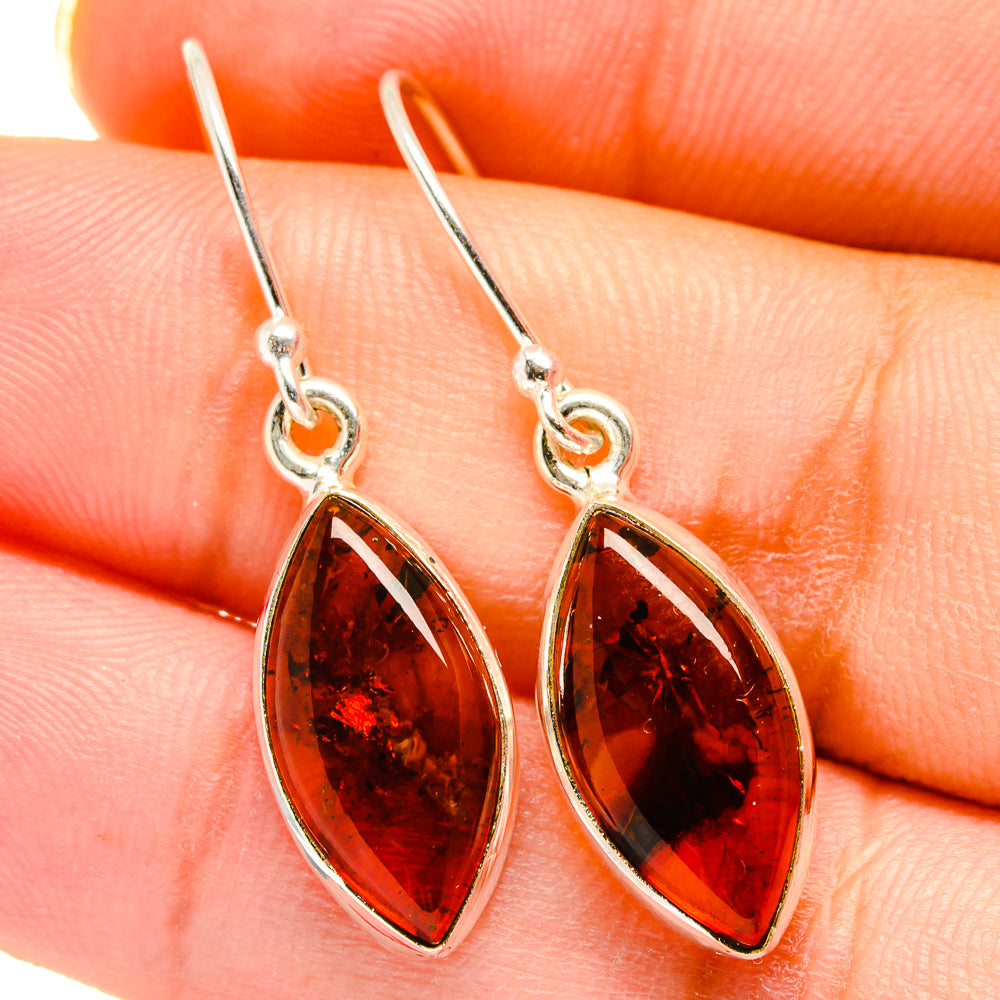 Baltic Amber Earrings handcrafted by Ana Silver Co - EARR421222