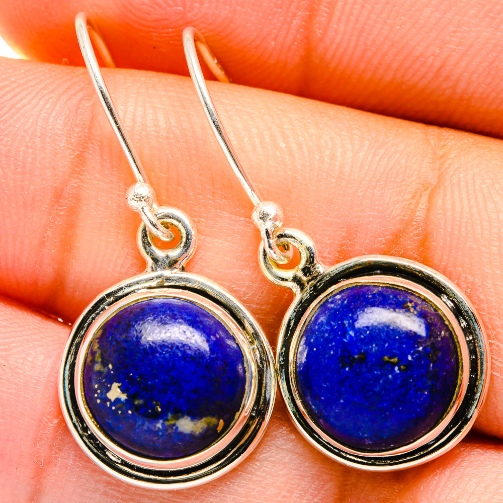 Lapis Lazuli Earrings handcrafted by Ana Silver Co - EARR421224