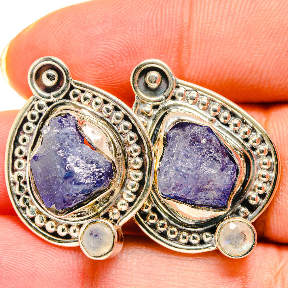 Tanzanite Earrings handcrafted by Ana Silver Co - EARR421230
