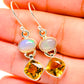 Citrine Earrings handcrafted by Ana Silver Co - EARR421231