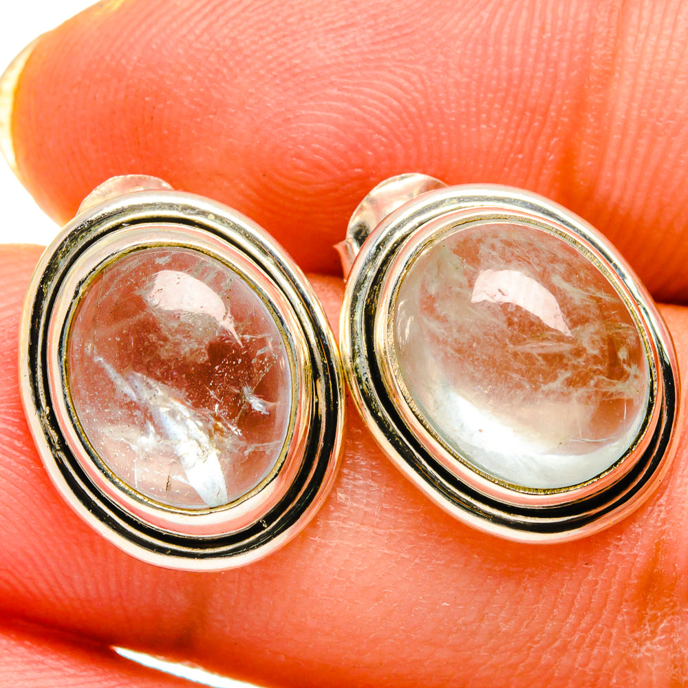 Aquamarine Earrings handcrafted by Ana Silver Co - EARR421232