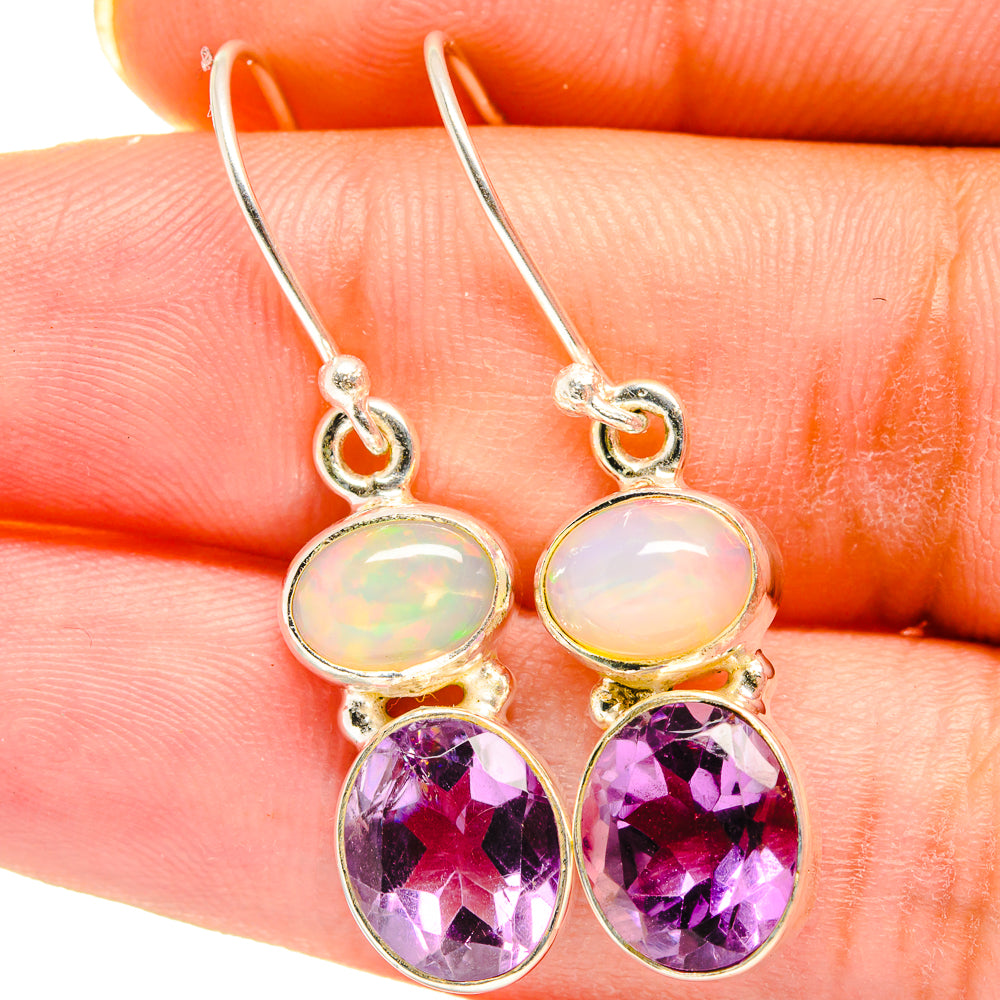 Amethyst Earrings handcrafted by Ana Silver Co - EARR421236