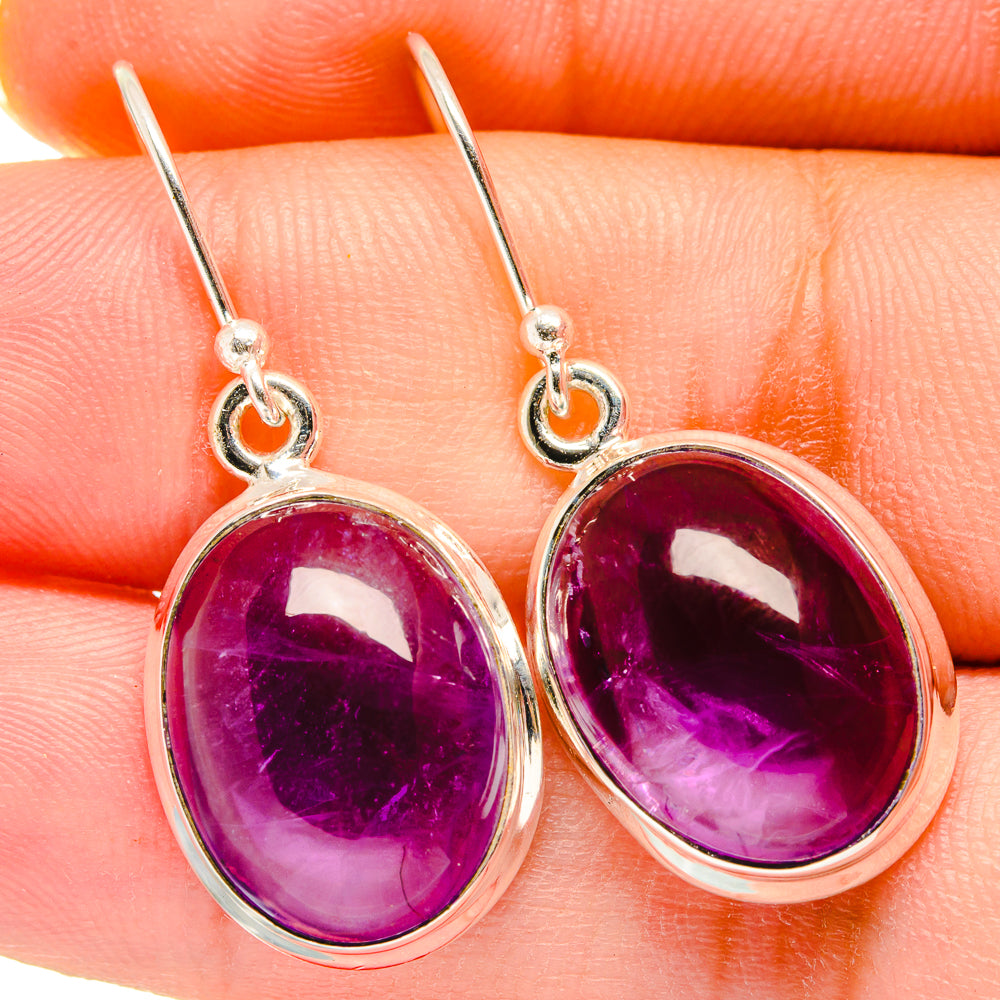 Amethyst Earrings handcrafted by Ana Silver Co - EARR421239