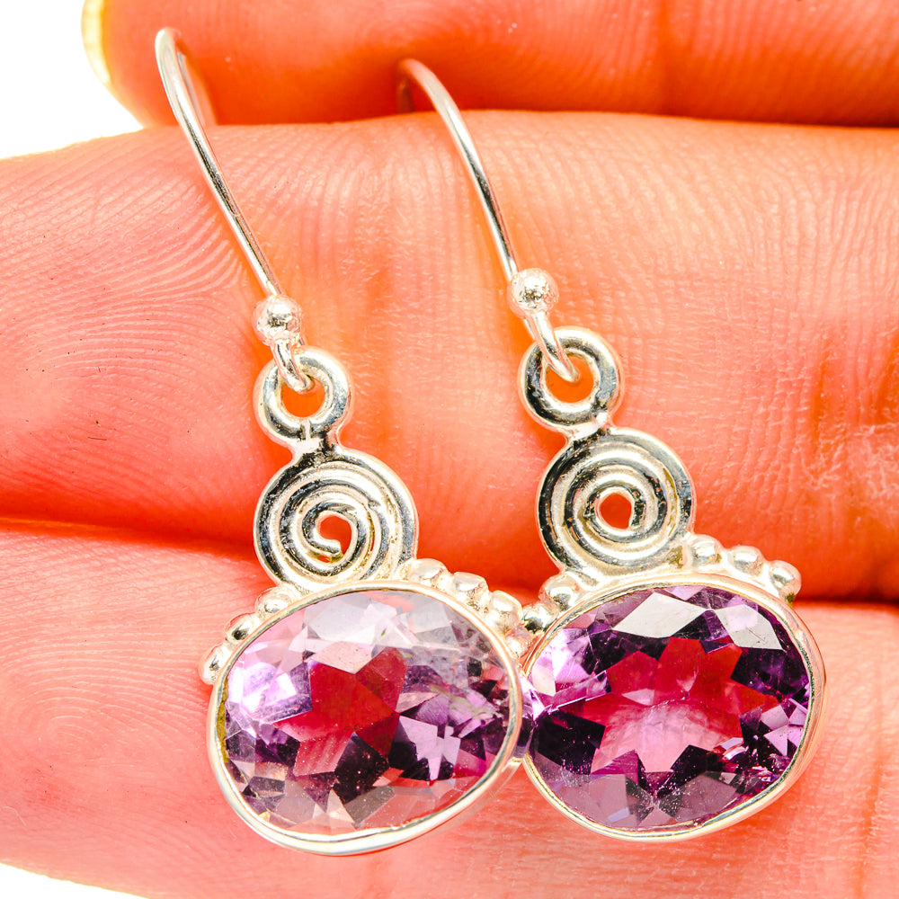 Amethyst Earrings handcrafted by Ana Silver Co - EARR421246