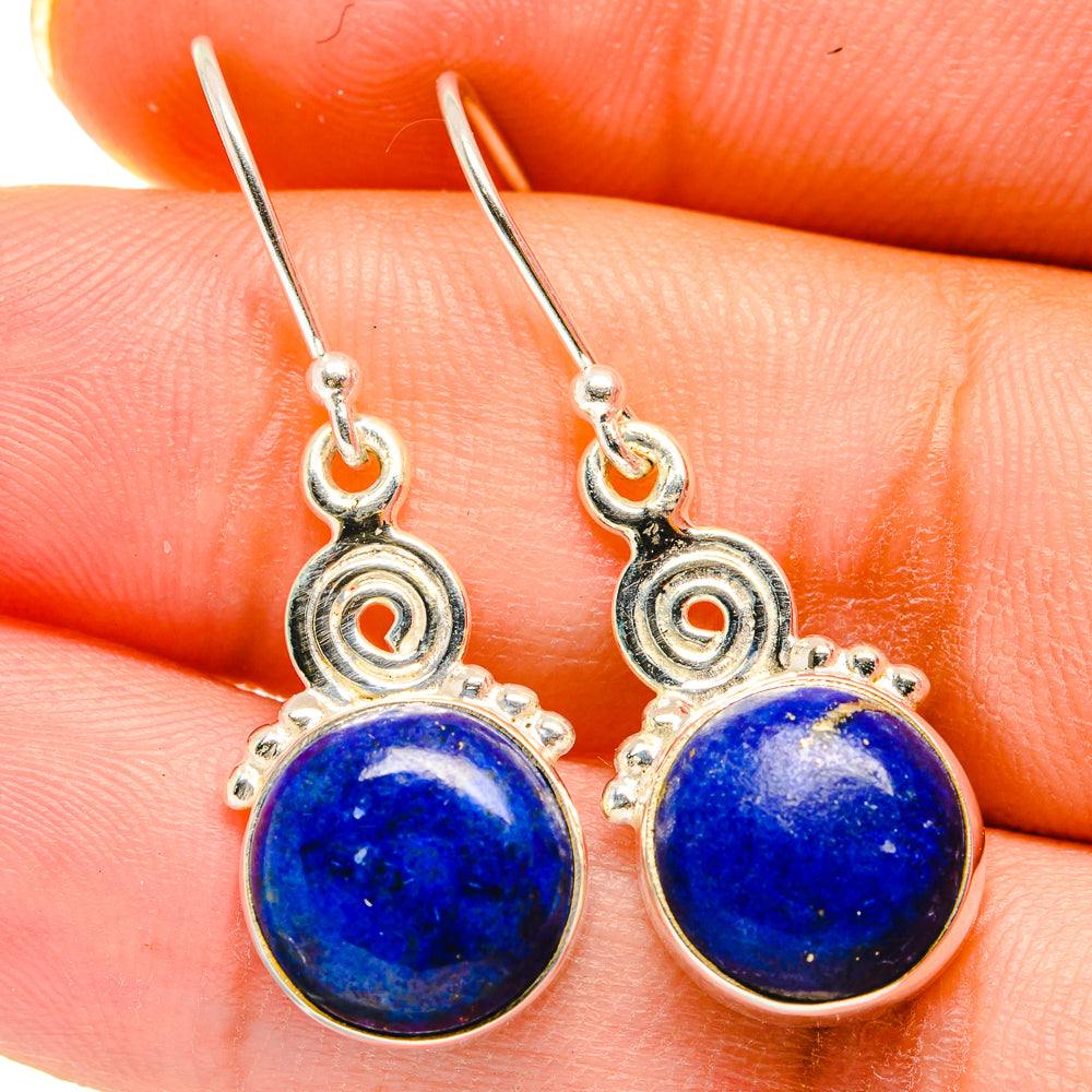 Lapis Lazuli Earrings handcrafted by Ana Silver Co - EARR421252