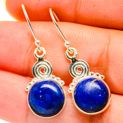 Lapis Lazuli Earrings handcrafted by Ana Silver Co - EARR421252
