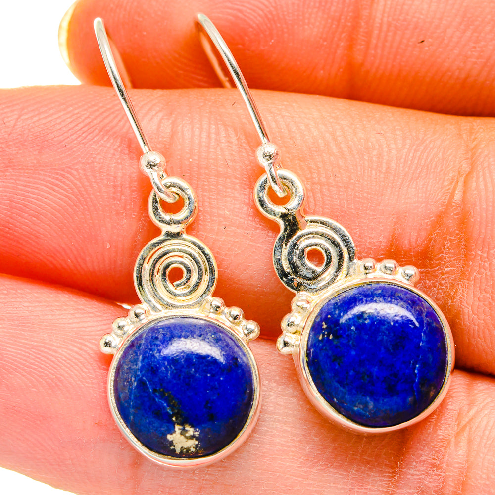 Lapis Lazuli Earrings handcrafted by Ana Silver Co - EARR421259