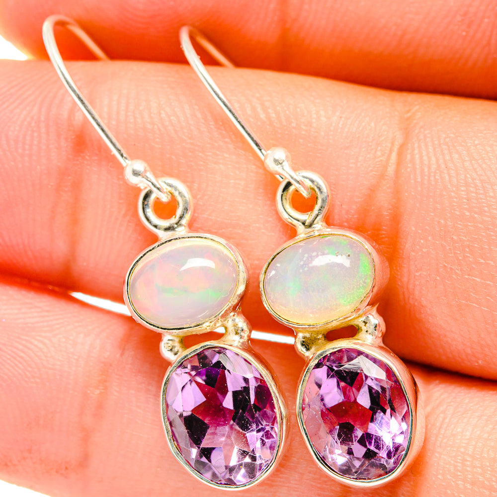 Amethyst Earrings handcrafted by Ana Silver Co - EARR421266