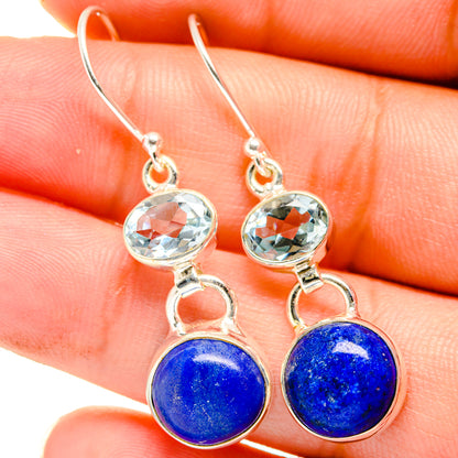 Lapis Lazuli Earrings handcrafted by Ana Silver Co - EARR421277