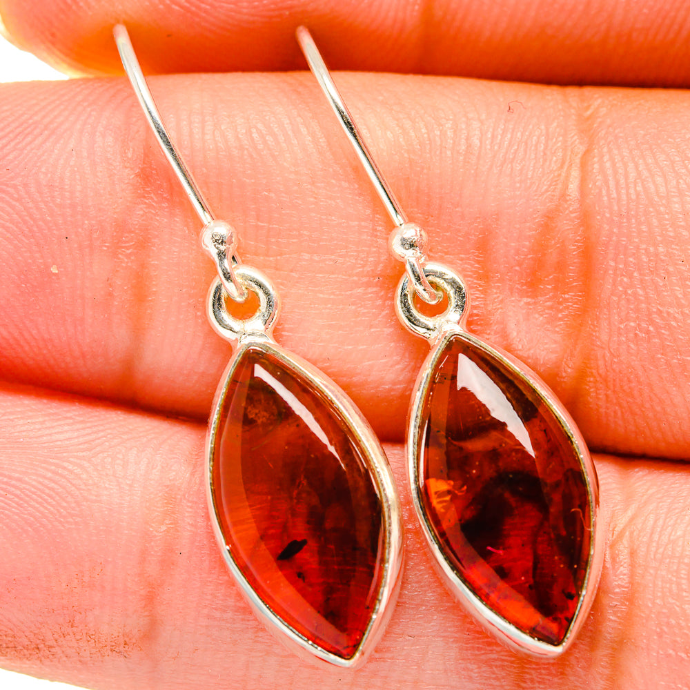 Baltic Amber Earrings handcrafted by Ana Silver Co - EARR421278