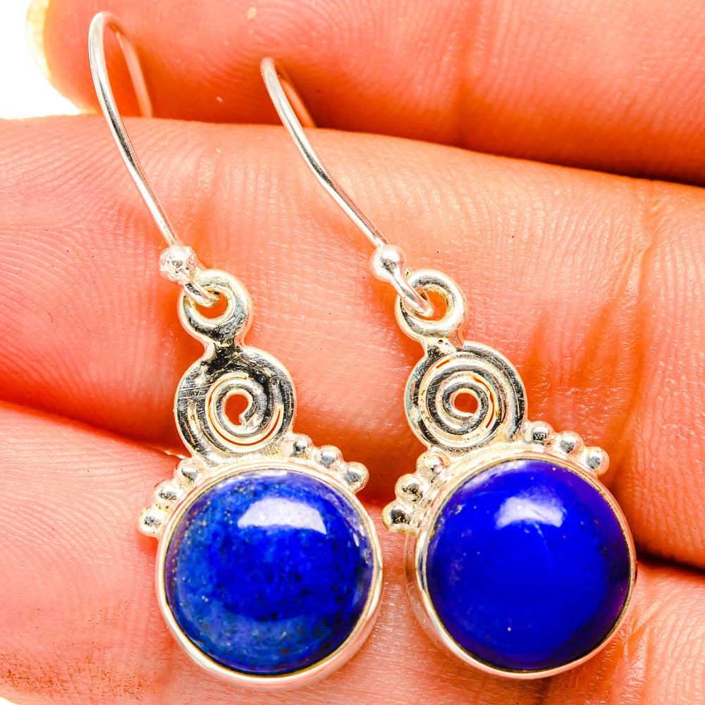 Lapis Lazuli Earrings handcrafted by Ana Silver Co - EARR421288