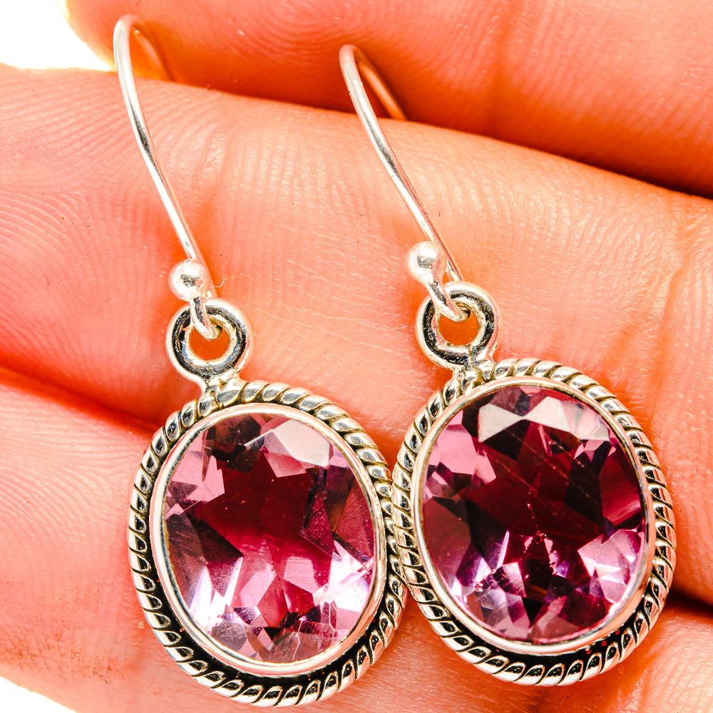 Color Change Alexandrite Earrings handcrafted by Ana Silver Co - EARR421291