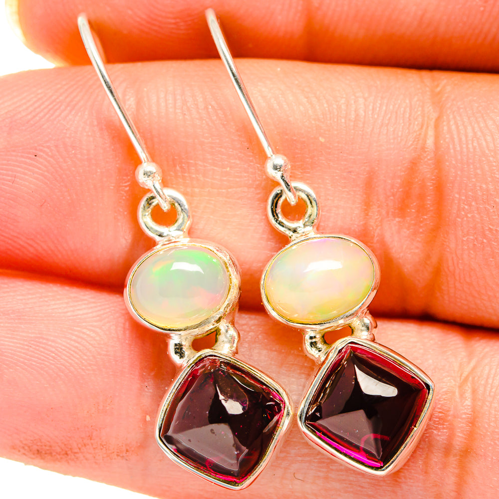 Garnet Earrings handcrafted by Ana Silver Co - EARR421297