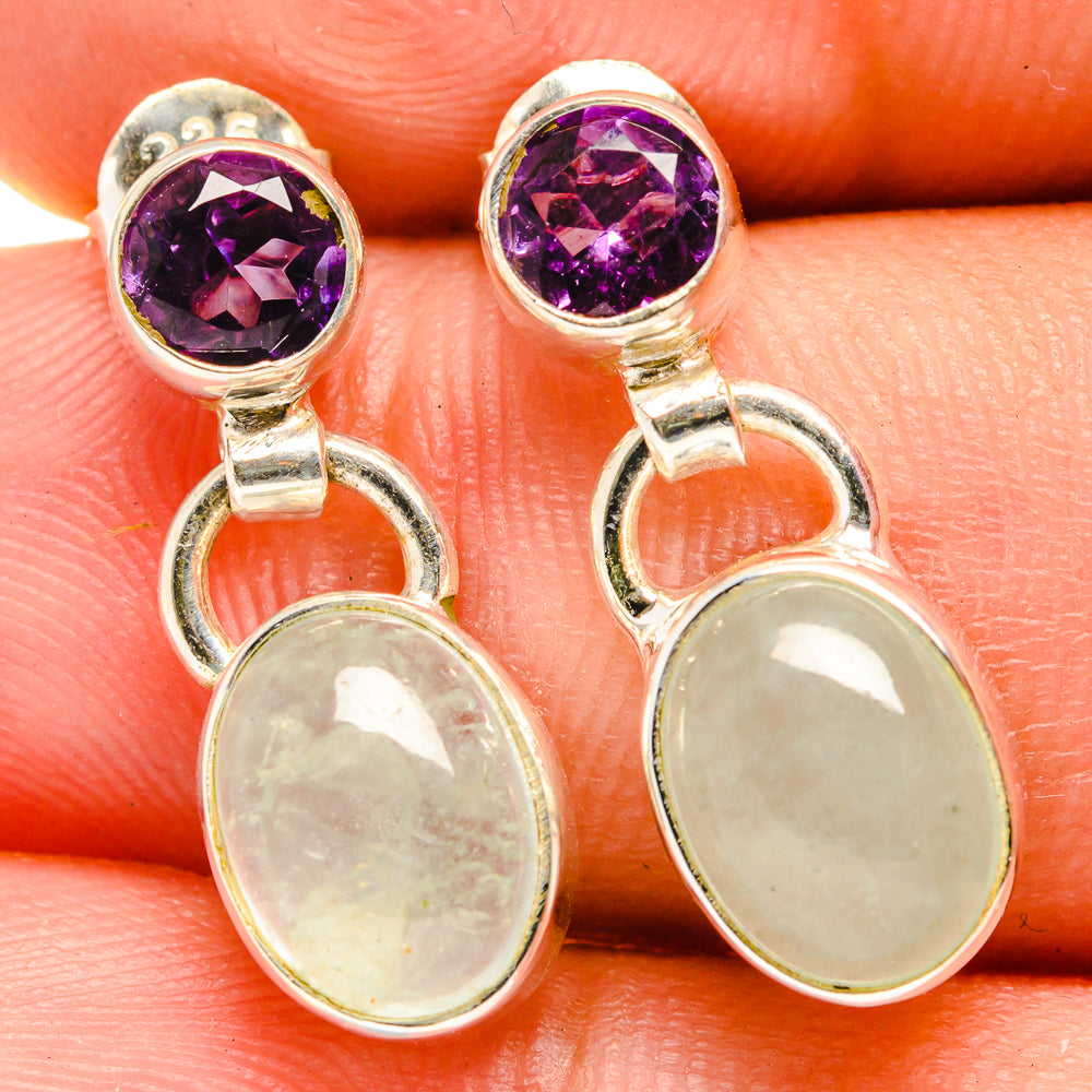 Aquamarine Earrings handcrafted by Ana Silver Co - EARR421300