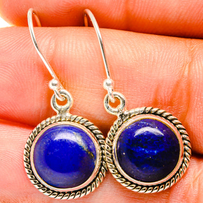 Lapis Lazuli Earrings handcrafted by Ana Silver Co - EARR421305