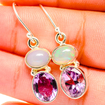 Amethyst Earrings handcrafted by Ana Silver Co - EARR421319