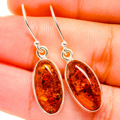 Sunstone Earrings handcrafted by Ana Silver Co - EARR421322