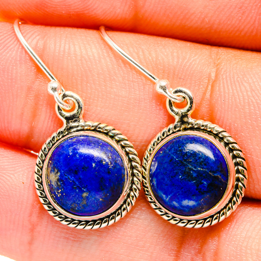 Lapis Lazuli Earrings handcrafted by Ana Silver Co - EARR421323