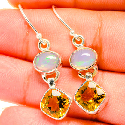 Citrine Earrings handcrafted by Ana Silver Co - EARR421326