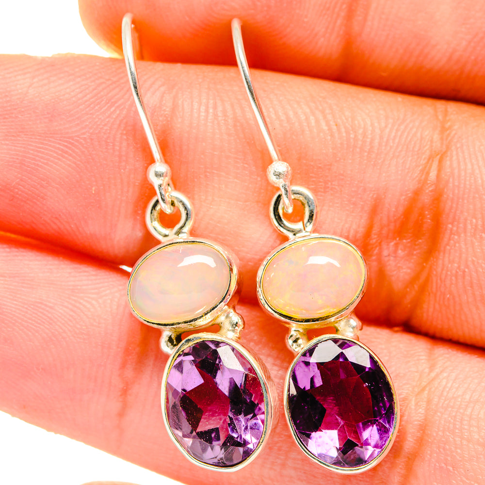 Amethyst Earrings handcrafted by Ana Silver Co - EARR421329