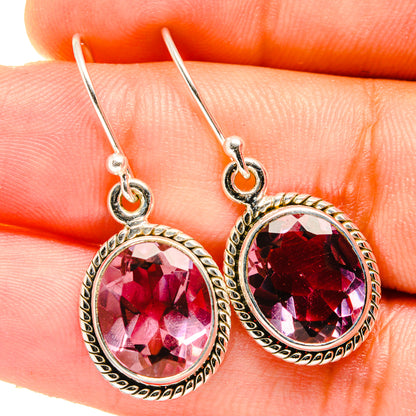 Color Change Alexandrite Earrings handcrafted by Ana Silver Co - EARR421331