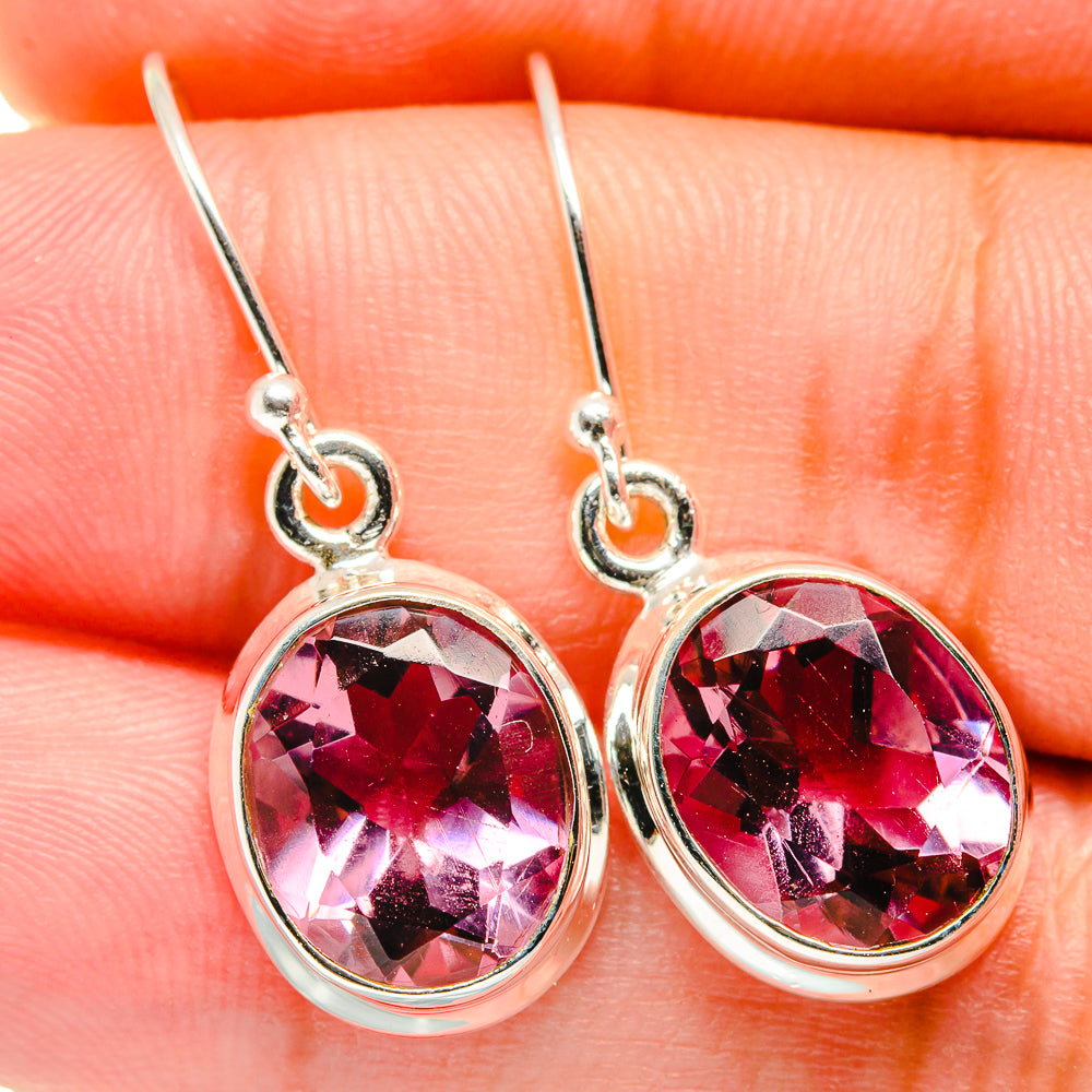 Color Change Alexandrite Earrings handcrafted by Ana Silver Co - EARR421339