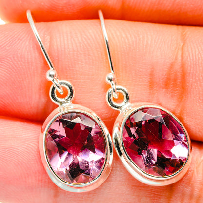 Color Change Alexandrite Earrings handcrafted by Ana Silver Co - EARR421339