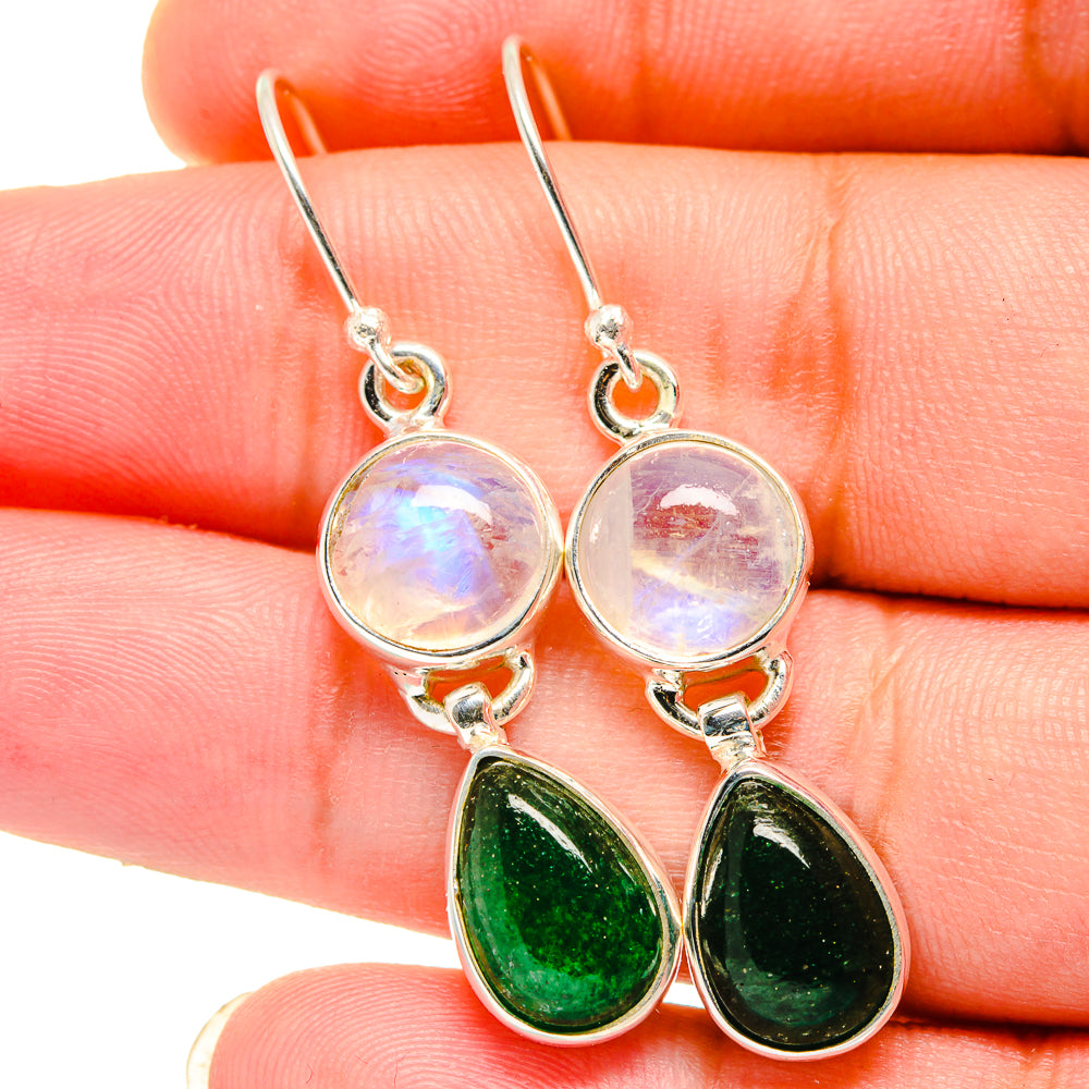 Green Aventurine Earrings handcrafted by Ana Silver Co - EARR421340