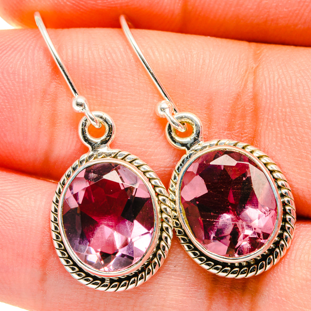 Color Change Alexandrite Earrings handcrafted by Ana Silver Co - EARR421342