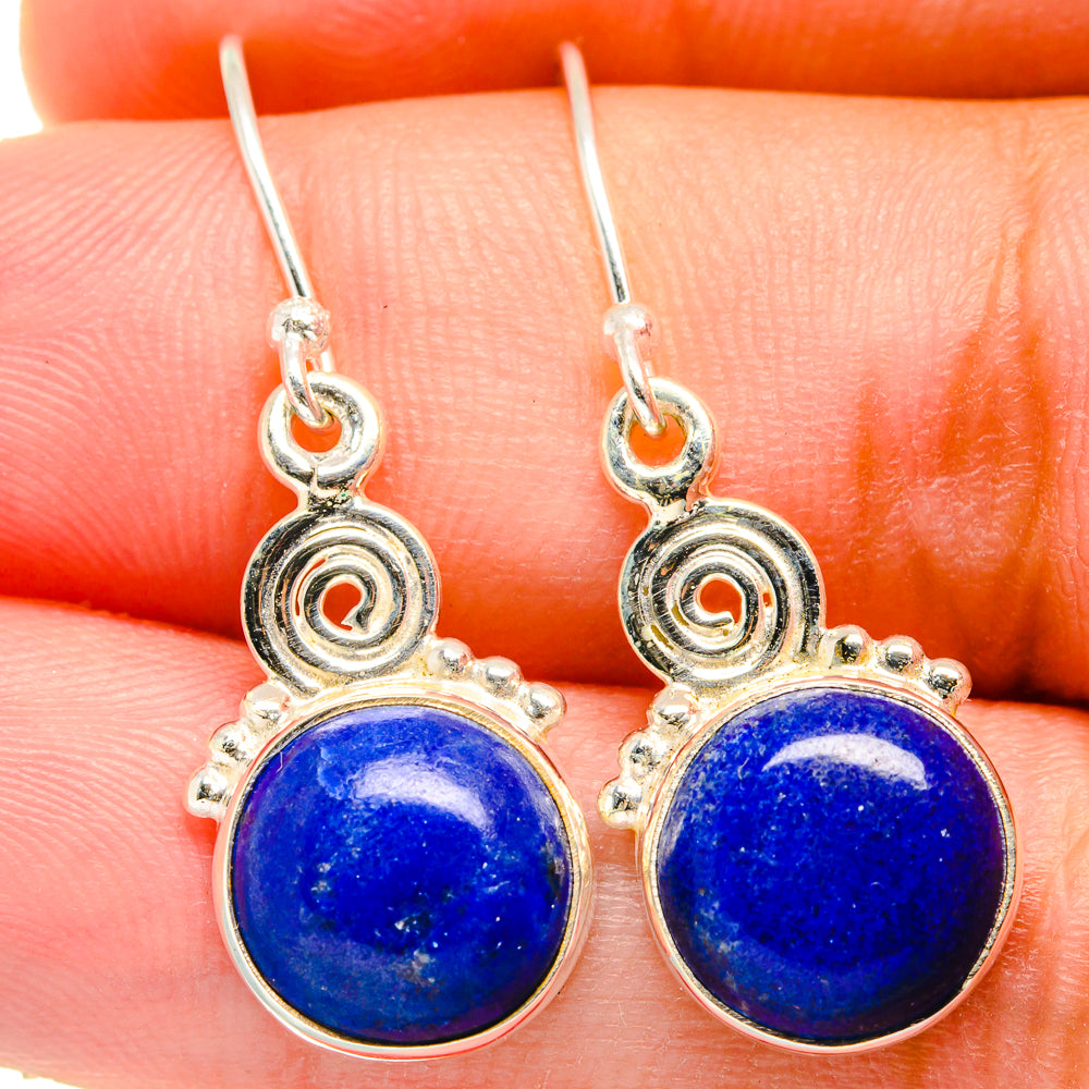 Lapis Lazuli Earrings handcrafted by Ana Silver Co - EARR421346