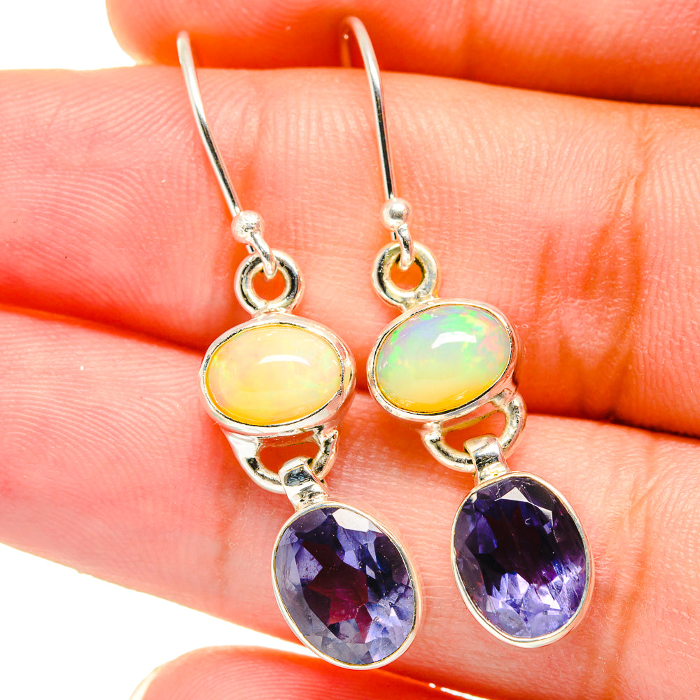 Tanzanite Earrings handcrafted by Ana Silver Co - EARR421351