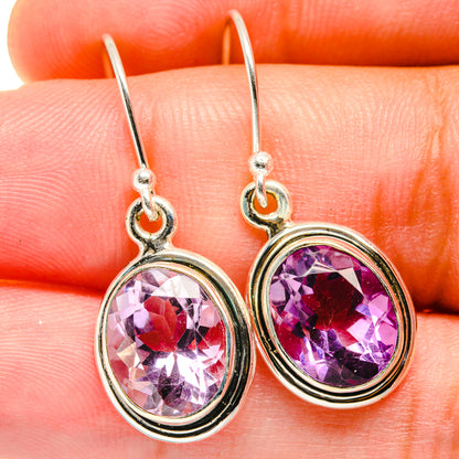 Amethyst Earrings handcrafted by Ana Silver Co - EARR421353