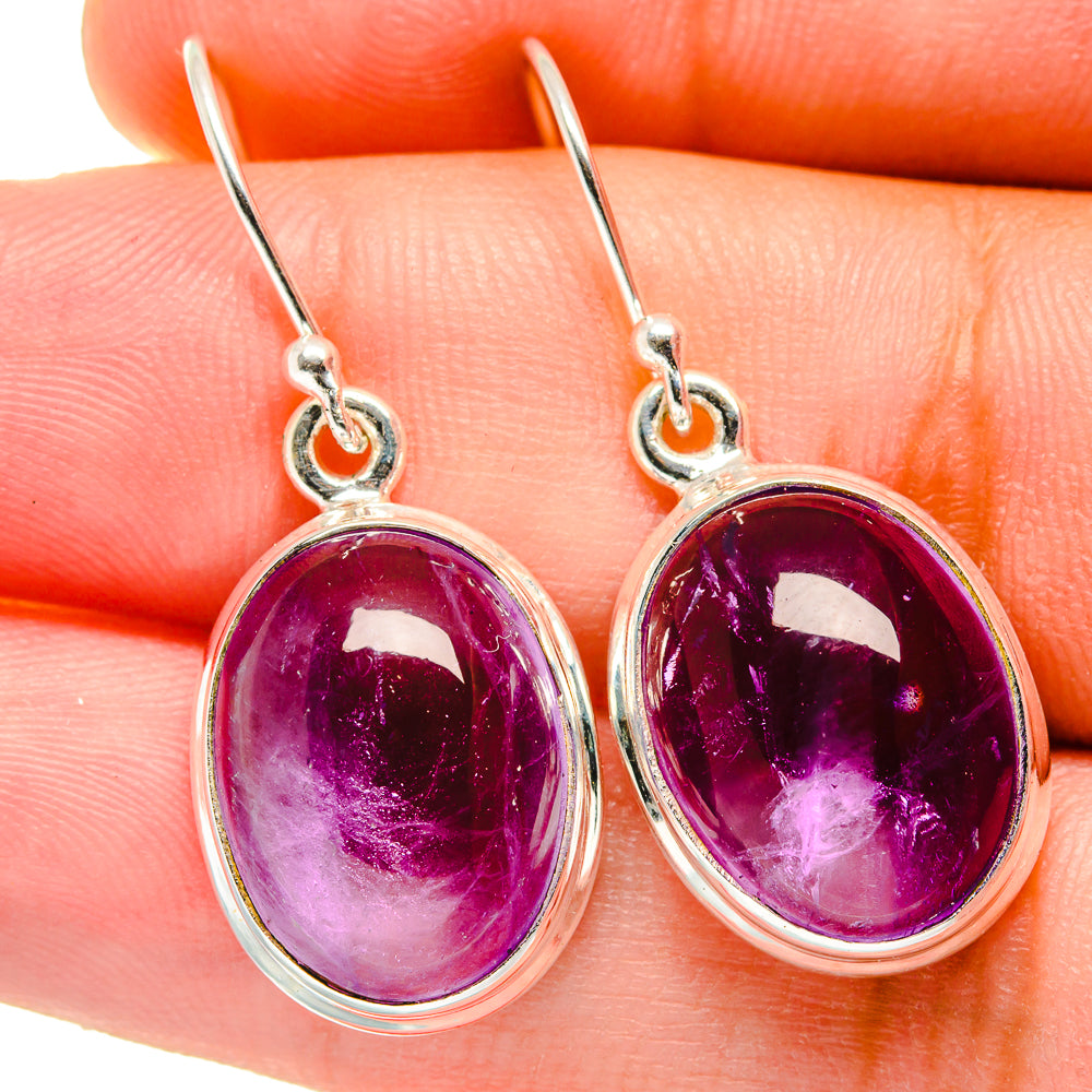 Amethyst Earrings handcrafted by Ana Silver Co - EARR421354