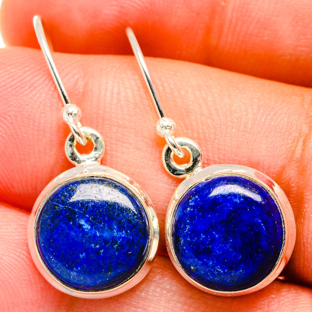 Lapis Lazuli Earrings handcrafted by Ana Silver Co - EARR421356