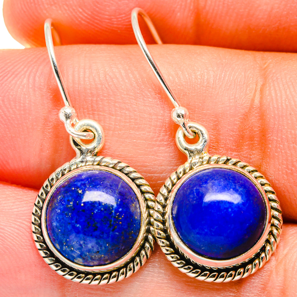 Lapis Lazuli Earrings handcrafted by Ana Silver Co - EARR421359