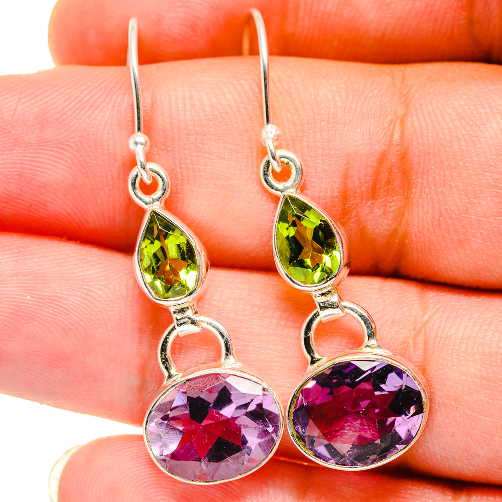 Amethyst Earrings handcrafted by Ana Silver Co - EARR421362