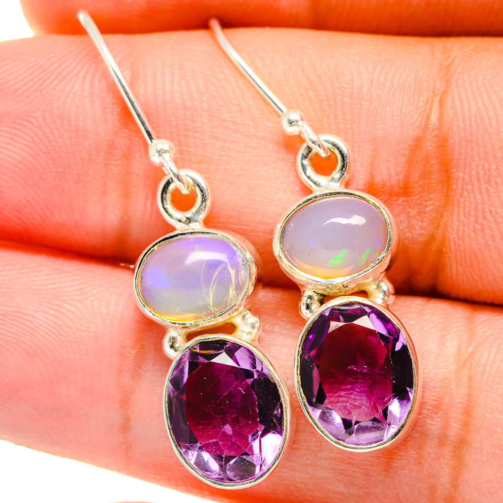 Amethyst Earrings handcrafted by Ana Silver Co - EARR421367